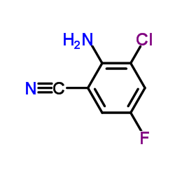 2-Amino-3-chloro-5-fluorobenzonitrile Structure