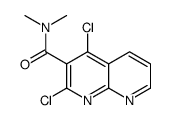 2,4-dichloro-N,N-dimethyl-1,8-naphthyridine-3-carboxamide Structure