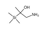 1-amino-2-(trimethylsilyl)-2-propanol Structure