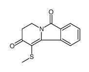 1-methylsulfanyl-3,4-dihydropyrido[1,2-b]isoindole-2,6-dione结构式