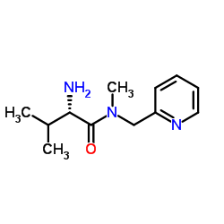 N-Methyl-N-(2-pyridinylmethyl)-L-valinamide结构式