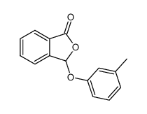 3-(3-methylphenoxy)-1,3-dihydro-1-isobenzofuranone Structure