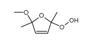 2-methoxy-5-hydroperoxy-2,5-dimethylfuran结构式