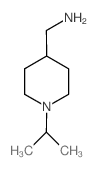 4-Piperidinemethanamine,1-(1-methylethyl)-(9CI) structure