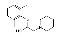 N-(2,6-dimethylphenyl)-2-piperidin-1-ylacetamide Structure