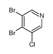 3,4-dibromo-5-chloropyridine structure