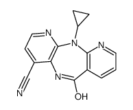 11-cyclopropyl-6-oxo-5H-dipyrido[2,3-e:2',3'-f][1,4]diazepine-4-carbonitrile Structure