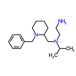 N-[(1-Benzyl-2-piperidinyl)methyl]-N-isopropyl-1,2-ethanediamine结构式