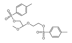 2-[(1S)-1-methoxy-2-(4-methylphenyl)sulfonyloxyethoxy]ethyl 4-methylbenzenesulfonate Structure