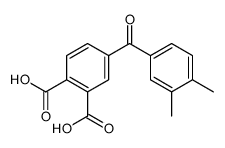 4-(3,4-dimethylbenzoyl)phthalic acid结构式