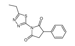 1-(5-ethyl-1,3,4-thiadiazol-2-yl)-3-phenyl-pyrrolidine-2,5-dione picture
