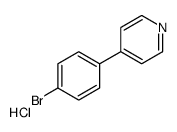 4-(4-bromophenyl)pyridine,hydrochloride Structure