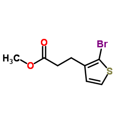 Methyl 3-(2-bromo-3-thienyl)propanoate Structure