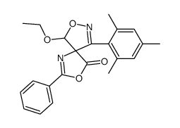 5-ethoxy-3-mesityl-2'-phenylspirooxazole>-5'-one结构式