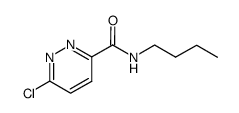 N-butyl-6-chloro-3-pyridazinecarboxamide结构式