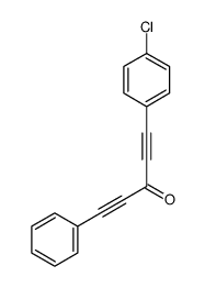 1-(4-chlorophenyl)-5-phenylpenta-1,4-diyn-3-one结构式