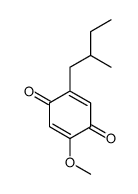 2-Methoxy-5-(2-methylbutyl)-2,5-cyclohexadiene-1,4-dione Structure