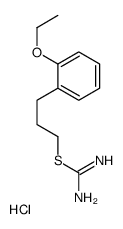 3-(2-ethoxyphenyl)propyl carbamimidothioate,hydrochloride结构式