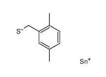 (2,5-dimethylphenyl)methylsulfanyl-trimethylstannane Structure