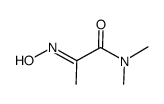 Propanamide, 2-(hydroxyimino)-N,N-dimethyl- (9CI) structure