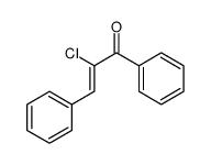 2-chloro-1,3-diphenylprop-2-en-1-one结构式