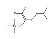 [2,2-difluoro-1-(2-methylpropoxy)ethenoxy]-trimethylsilane结构式