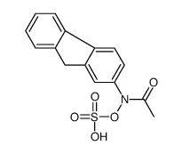 2-acetylaminofluorene-N-sulfate structure