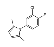 1-(3-Chlor-4-fluorphenyl)-2,5-dimethyl-pyrrol Structure