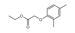 (2,4-dimethyl-phenoxy)-acetic acid ethyl ester Structure