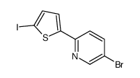 5-bromo-2-(5-iodothiophen-2-yl)pyridine Structure