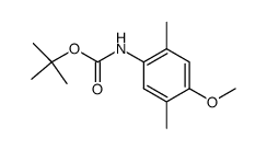 tert-Butyl (4-methoxy-2,5-dimethylphenyl)carbamate结构式
