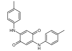 2,5-bis(4-methylanilino)cyclohexa-2,5-diene-1,4-dione结构式