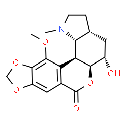 4,12β-Dihydro-5α-hydroxy-11-methoxy-1-methyl-9,10-methylenebisoxylycorenan-7-one结构式