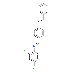 N-[4-(benzyloxy)benzylidene]-2,4-dichloroaniline picture