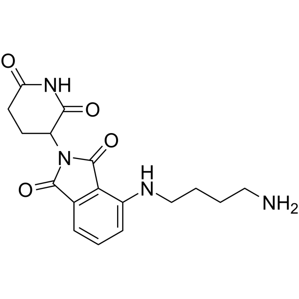 Pomalidomide-C4-NH2结构式