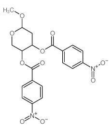 [6-methoxy-4-(4-nitrobenzoyl)oxy-oxan-3-yl] 4-nitrobenzoate结构式