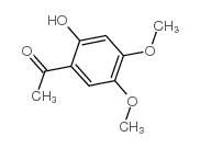 2'-羟基-4',5'-二甲氧基苯乙酮结构式