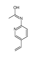 N-(5-ethenylpyridin-2-yl)acetamide结构式