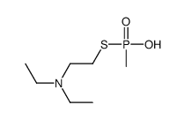 2-(diethylamino)ethylsulfanyl-methylphosphinic acid结构式