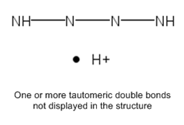 1-Tetrazene, conjugate monoacid (9CI)结构式