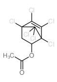 Bicyclo[2.2.1]hept-5-en-2-ol,1,4,5,6,7,7-hexachloro-, 2-acetate, (1R,2R,4S)-rel- picture