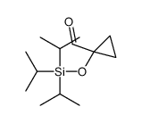 1-Flormyl-1-(triisopropylsilyloxy)cyclopropane structure