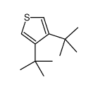 3,4-Di-tert-butylthiophene结构式