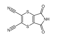 5,7-dioxo-6,7-dihydro-5H-[1,4]dithiino[2,3-c]pyrrole-2,3-dicarbonitrile结构式