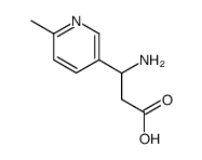 3-Pyridinepropanoicacid,-bta--amino-6-methyl-(9CI)结构式
