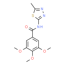 3,4,5-Trimethoxy-N-(5-methyl-1,3,4-thiadiazol-2-yl)benzamide picture