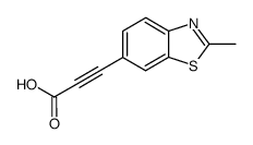 6-Benzothiazolepropiolicacid,2-methyl-(7CI,8CI)结构式