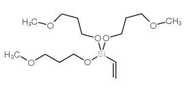 VINYLTRIS(METHOXYPROPOXY)SILANE结构式