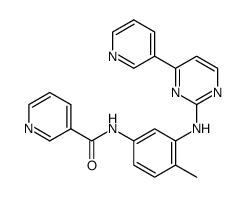 N-[4-Methyl-3-(4-pyridin-3-yl-pyrimidin-2-ylamino)-phenyl]-nicotinamide Structure