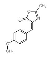 5(4H)-Oxazolone,4-[(4-methoxyphenyl)methylene]-2-methyl- picture